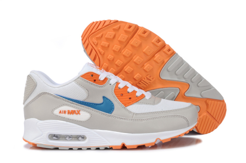Nike Air Max Shoes Womens Gray/White/Blue Online